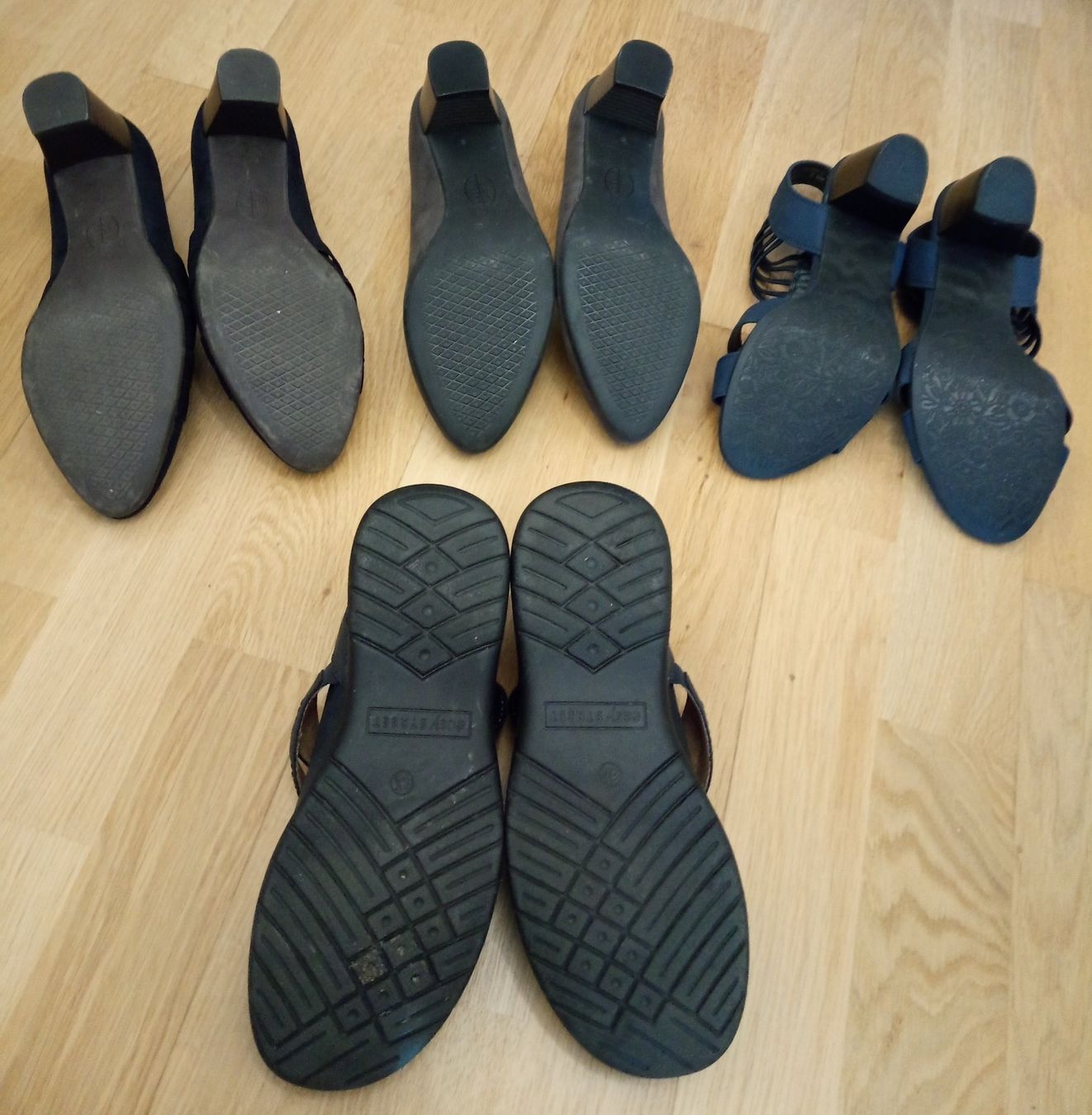 Scarpe da donna: 4 paar Schuhe Gr. 38 / Gr. 5 – Usato da Schwarzenburg venduto da Miri13 1