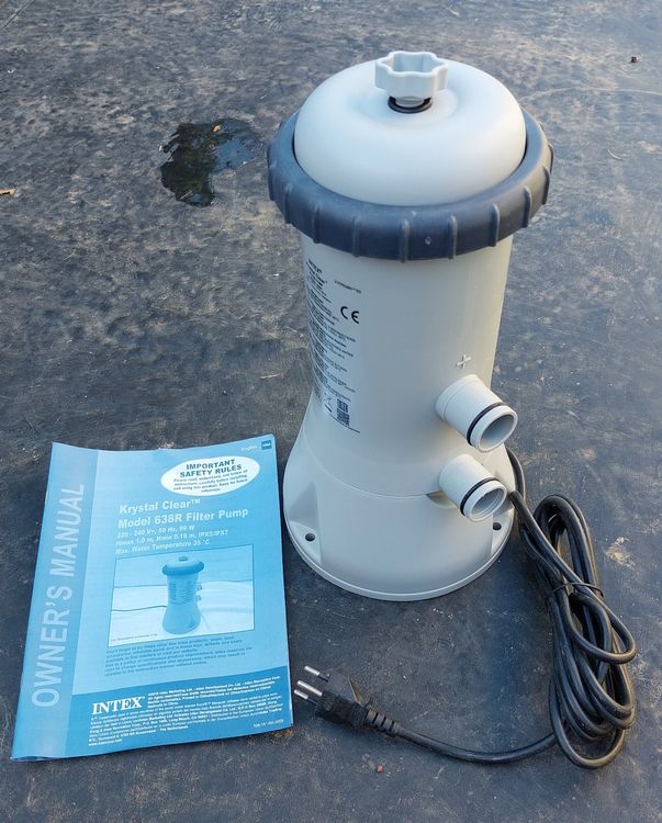 INTEX Crystal Clear Poolfilterpumpe Modell 638R Kaufen auf Ricardo