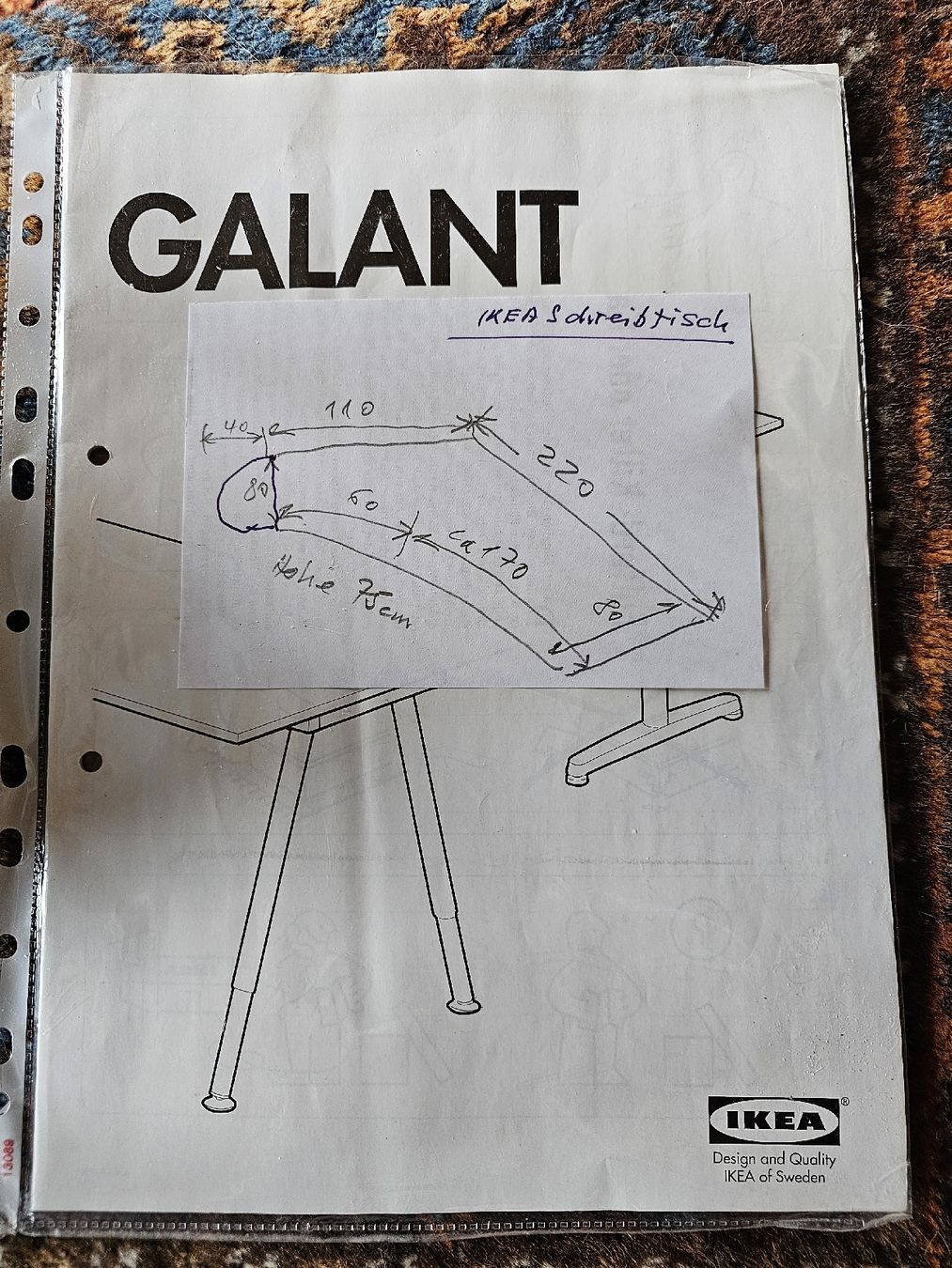 Ikea Scrivanie: Galant Ikea Schreibtisch – Usato da Tägerwilen venduto da rmaerk