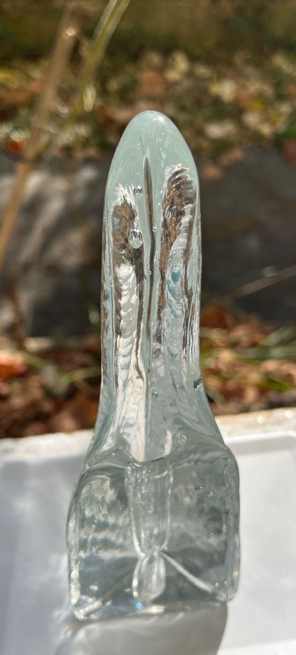 Vasen & Gefässe: Vintage  Kunstglasvase Eisberg 18 cm – Gebraucht aus Möhlin von mil_h55x