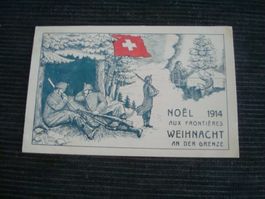 AK - Militär - Weihnachten an der Grenze - 1914