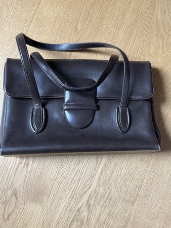 Elegante Vintage Handtasche aus Leder, braun