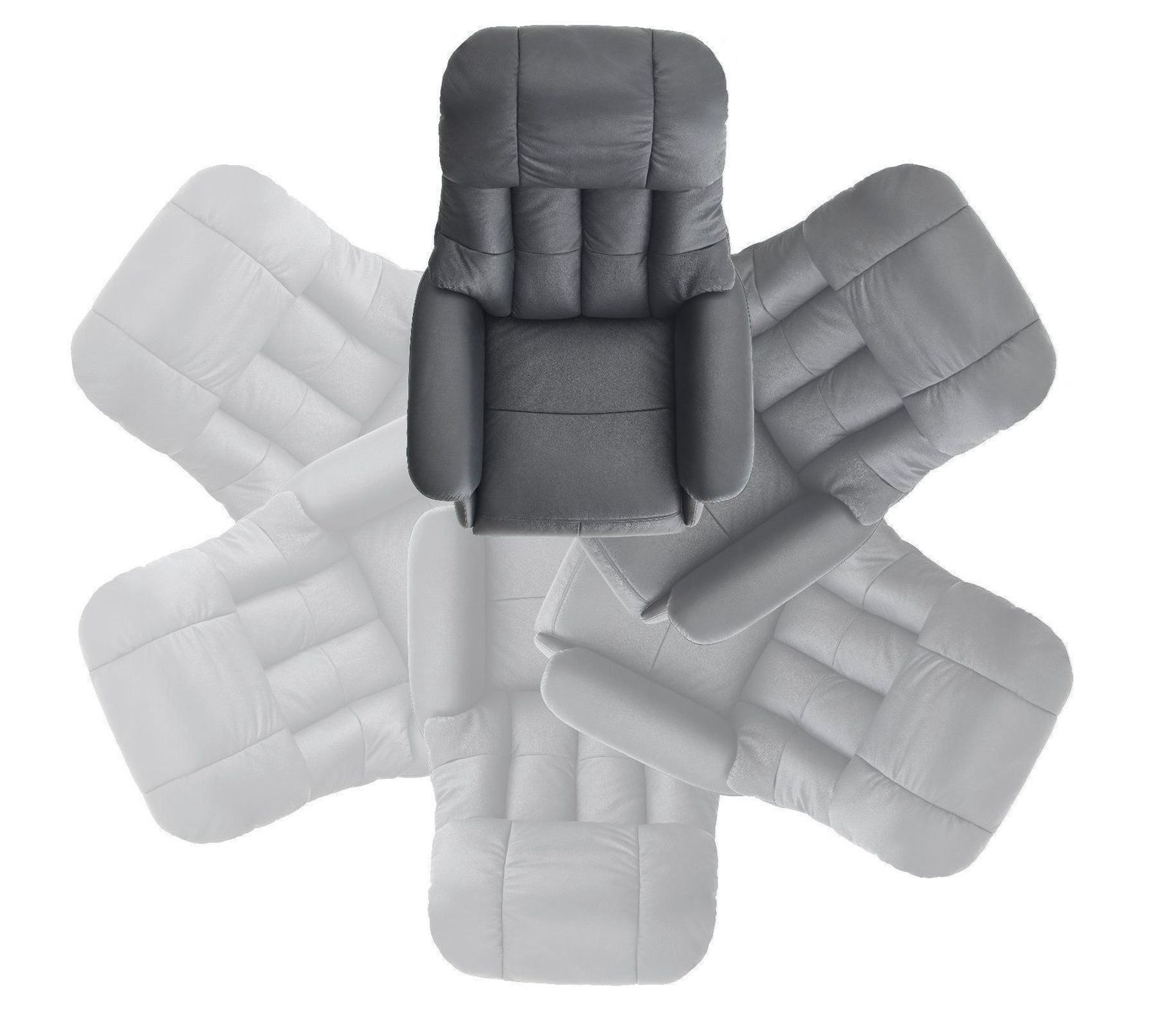 Poltrone: Relax Sessel CALGARY Leder schwarz natur – Nuovo (secondo la descrizione) da Unterentfelden venduto da moebelrufli 4
