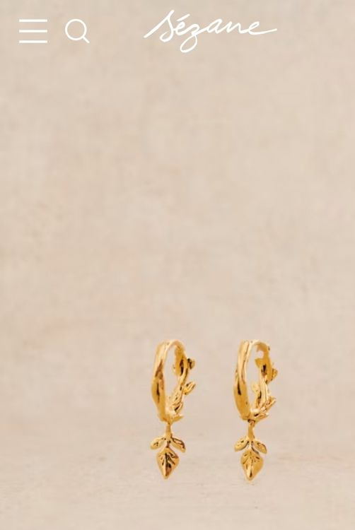Boucles D'oreilles Percées Avec Améthystes Du Brésil - Hauteur 4,5 Cm, 3 Pierres, Acier Chirurgical, Neuf