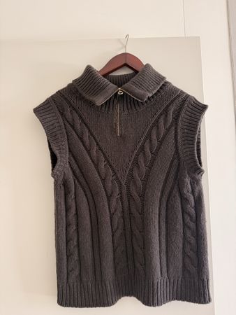 Women Sweater Vest WE NORWEGIANS Wool Cashmere Size S