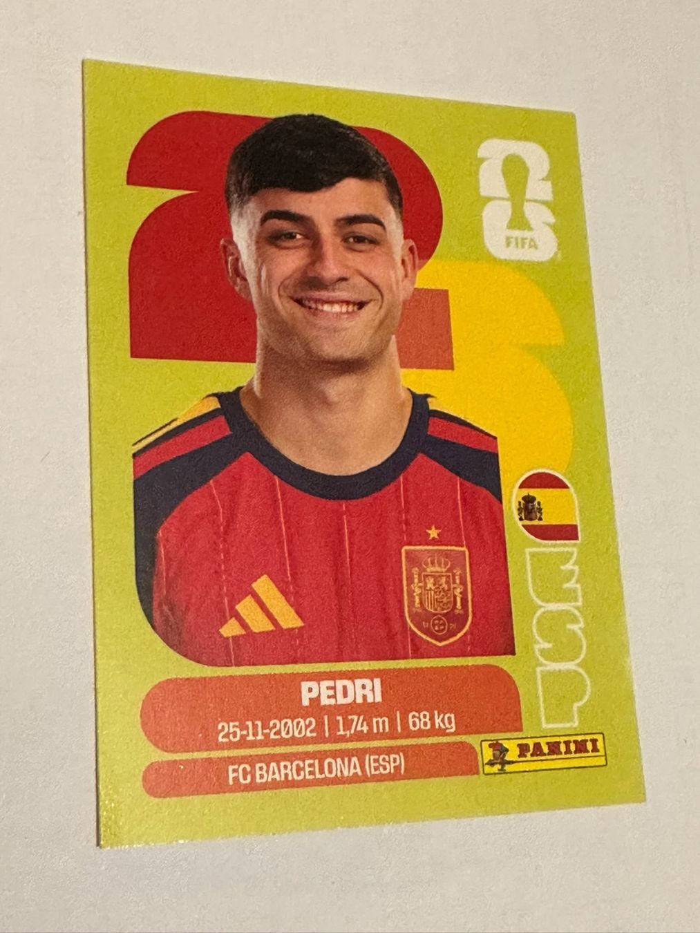 Panini Carte collezionabili: Panini WM 2026 Pedri ESP 11 – Usato da Bern venduto da ilticinoebiancoblu