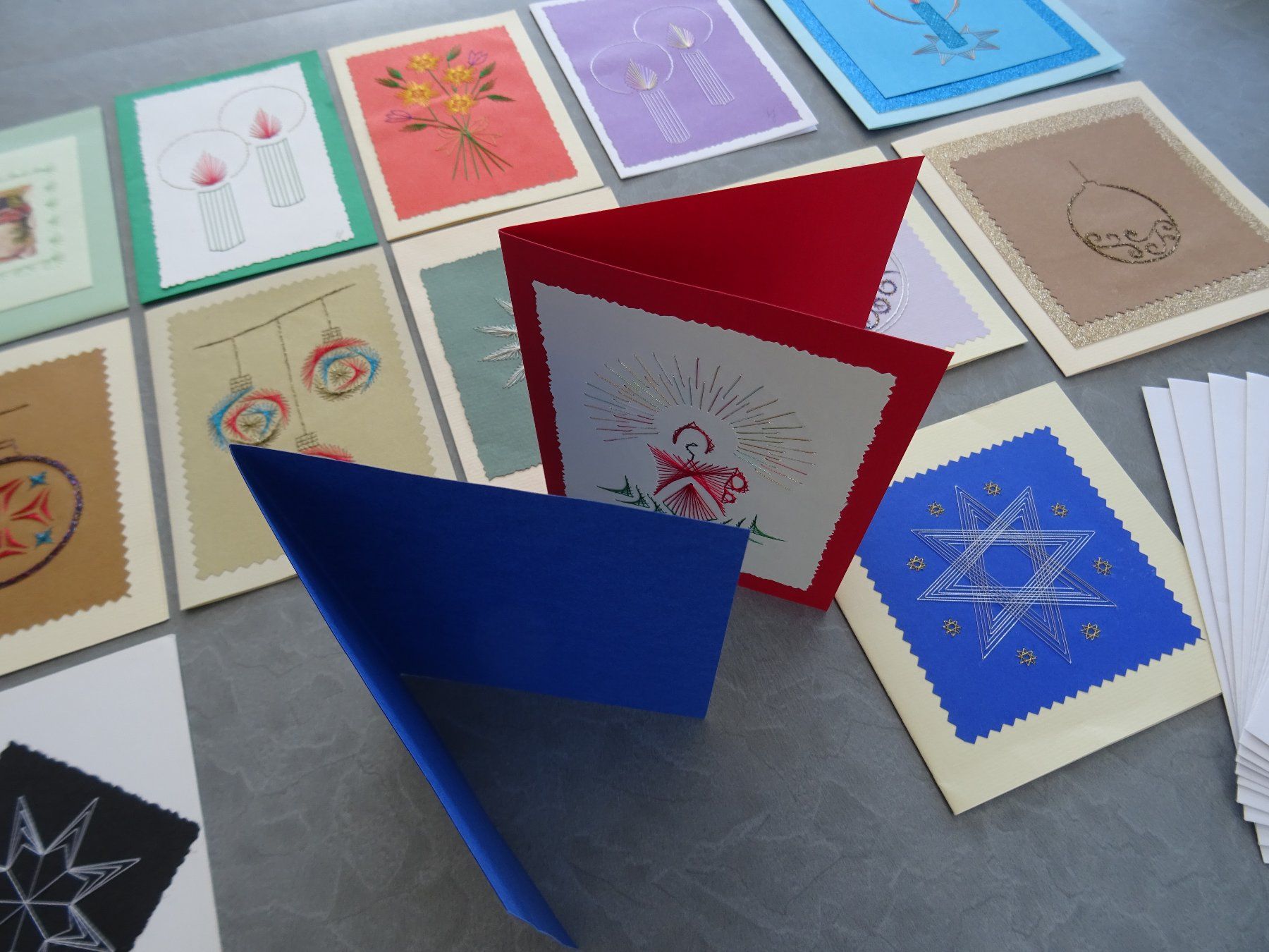 Cartes: 14 Weihnachtskarten handarbeit – Neuf (Voir description) à Rothrist par heinrich1966 5