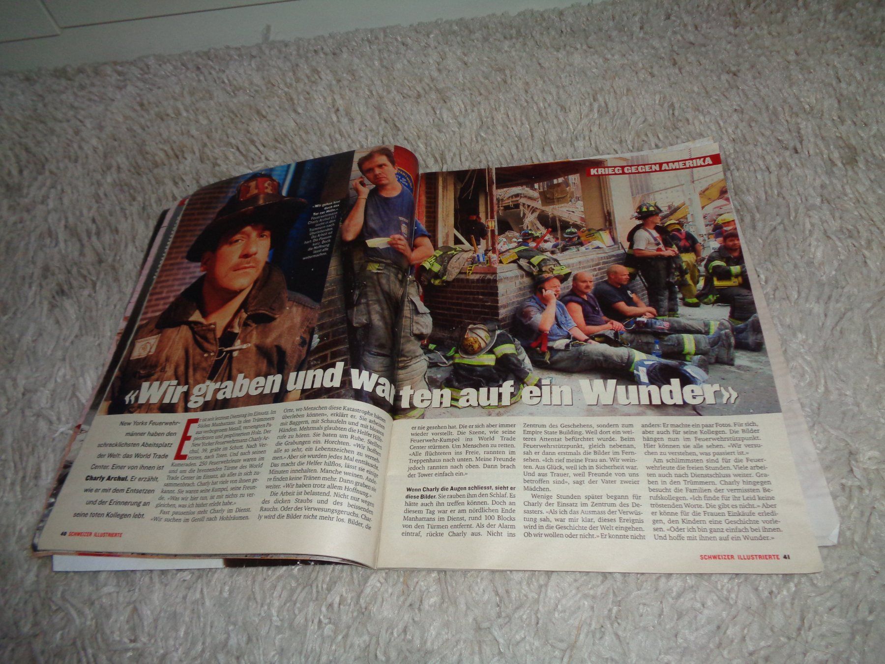 Riviste & Magazine: *** Schweizer Illustrierte *** 2001 / Krieg gegen Amerika – Usato da Othmarsingen venduto da Leuchtturmlady 3