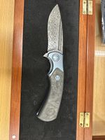 Rarität Fox 40th Anniversary Damast Messer