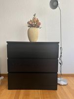 Cassettiera IKEA MALM – 3 cassetti – marrone-nero
