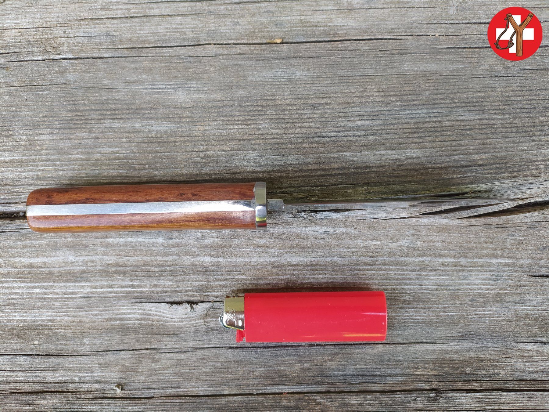 Zubehör: cooles Messer mit Tanto Klinge inkl. Scheide – Neu (gemäss Beschreibung) aus Tumegl/Tomils von Steinschleuder-Shop 3