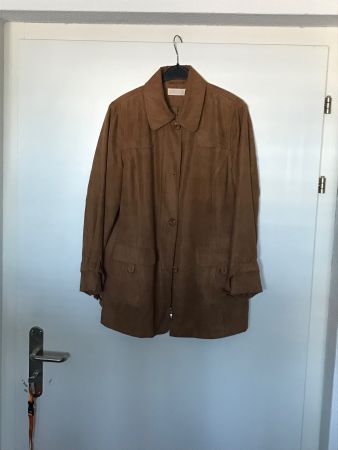 Fair Lady Jacke braun Wildlederoptik Grösse 42 gebraucht