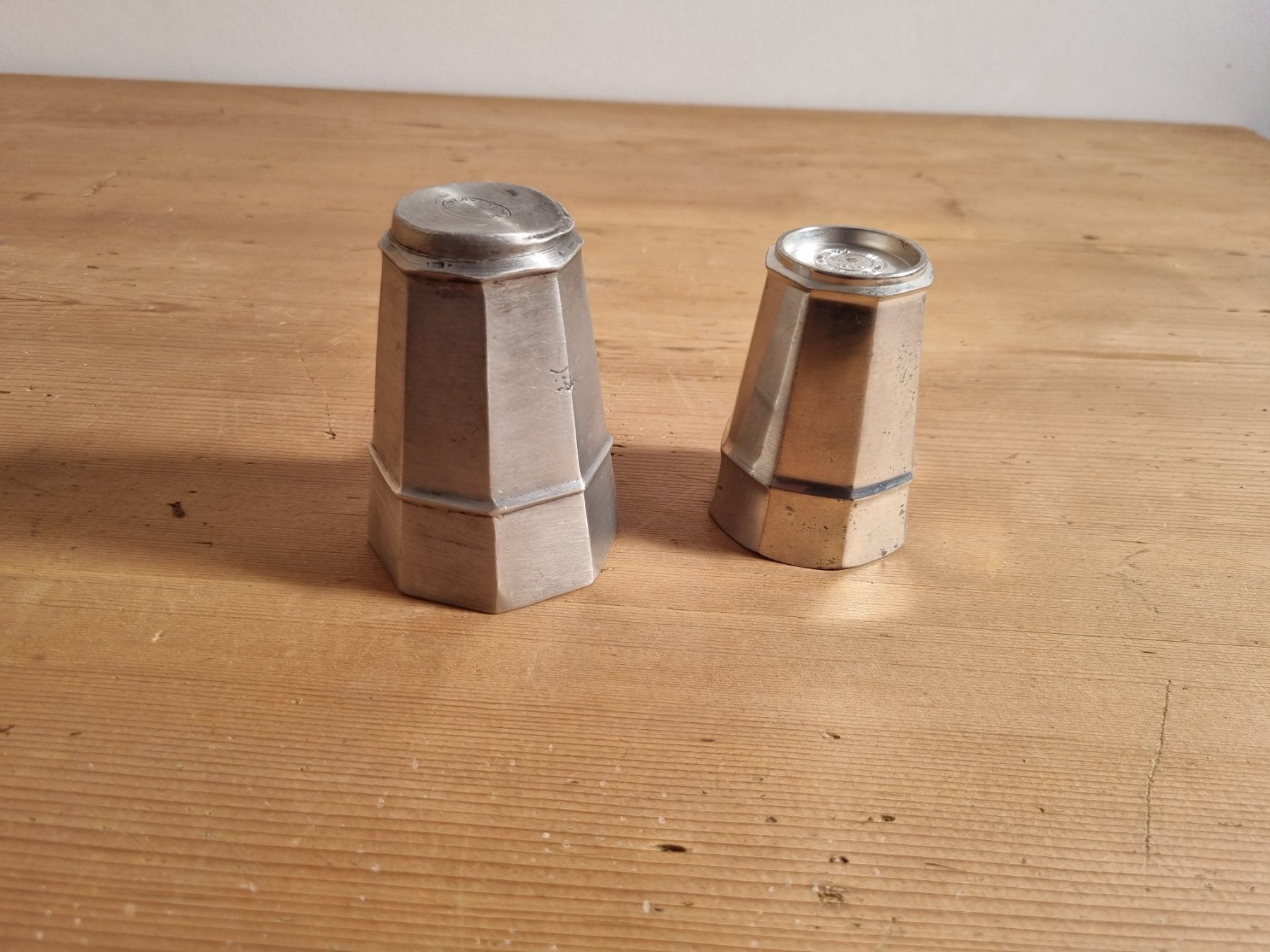 Tazze: 2 Weinbecher, Zinn – Usato da Fürstenaubruck venduto da PizBeverin2018 4