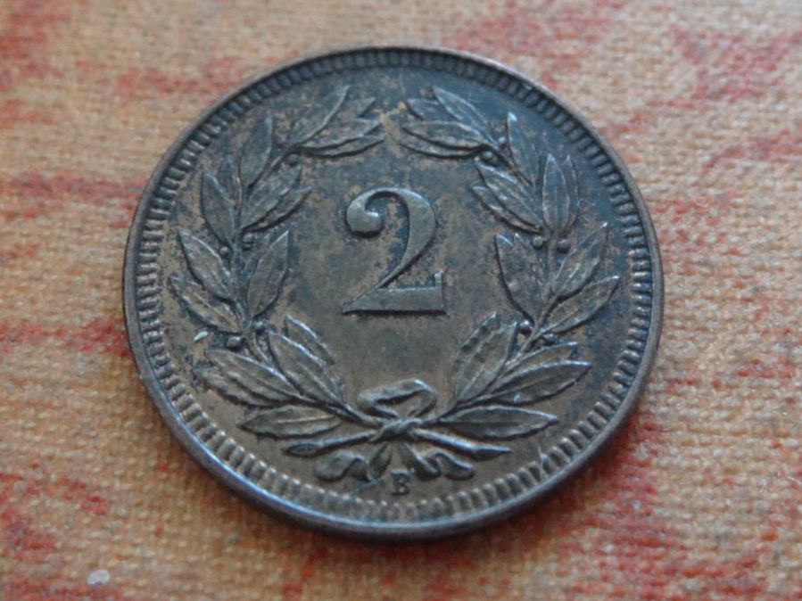 Tutti le monete: 2 Rp. 1913  (A) – Usato da Romanel-sur-Lausanne venduto da Swift13 1