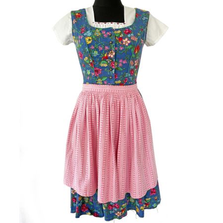 Dirndl S kpl. Schürze/Bluse VINTAGE 1960s HUMMELSHEIM