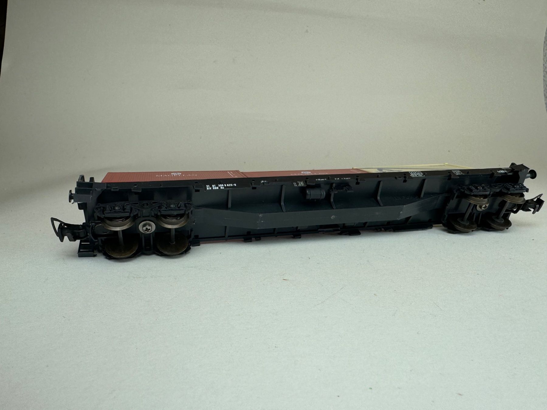 Liliput Modellini di ferrovie: Liliput Containerwagon Tyssen Magellan – Usato da Elm venduto da Wikmtz 2
