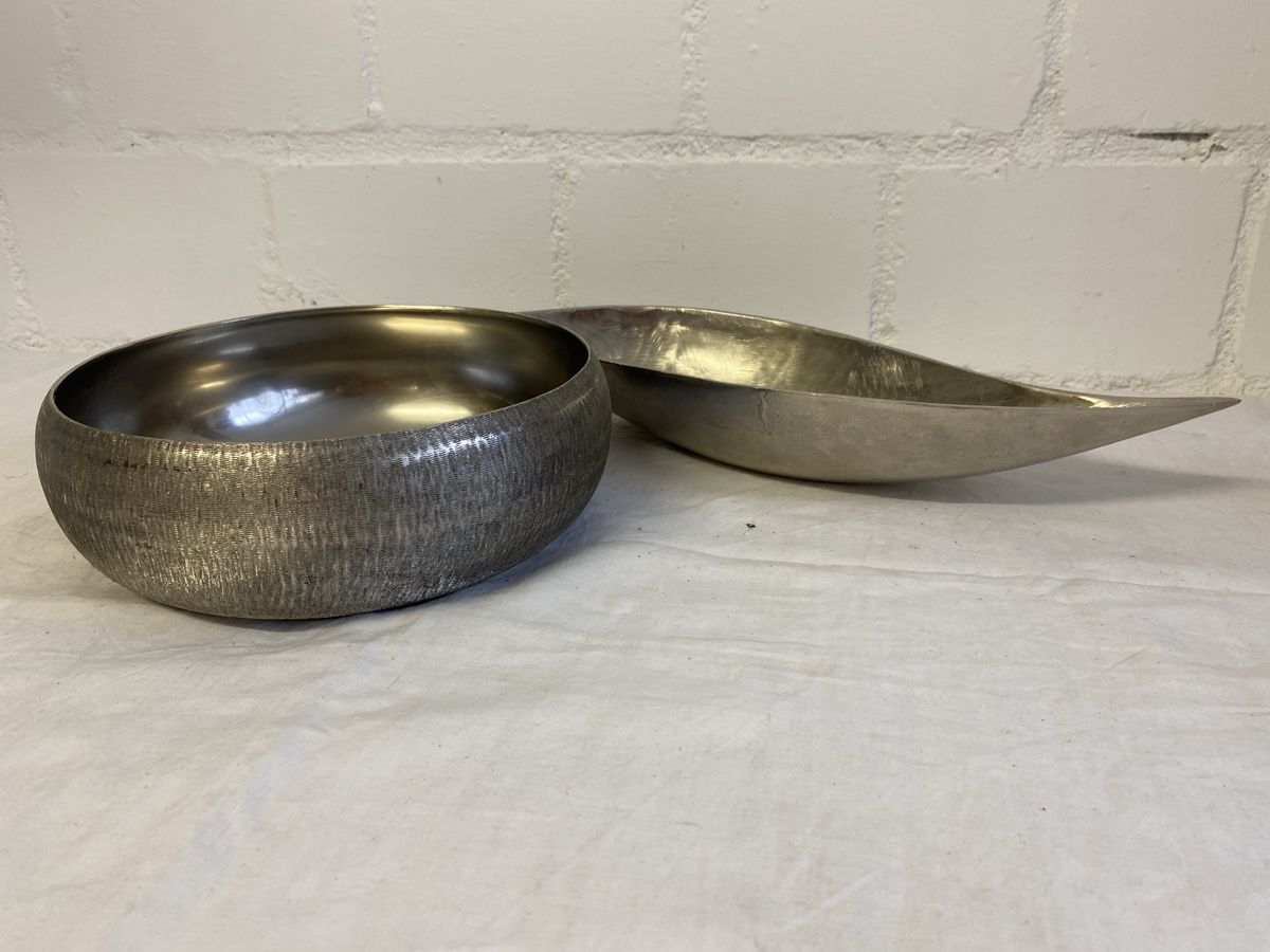 Ciotole: Edle Schalen, Metall-Design, 2er Set, Deko-Objekte, Top – Usato da sursee venduto da trilli-tralli