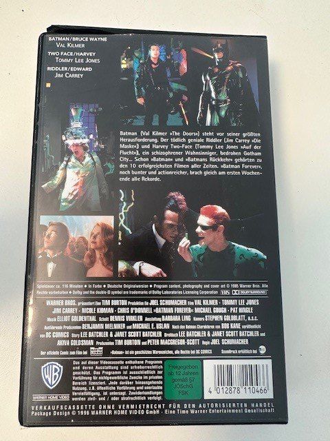 Toutes les VHS: VHS Kassette "Batman Forever" – D'occasion à Zollikofen par Taximan89 1
