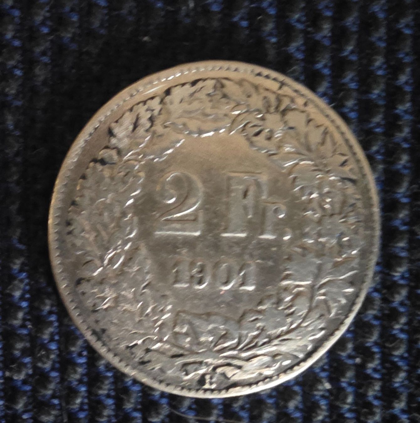 Tutti le monete: 1 STÜCK 2 FRANKEN 1901 SELTEN SILBER ORGINALBILD – Nuovo (secondo la descrizione) da Schönenwerd venduto da 1952kv