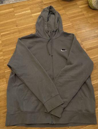 Sweat à capuche zippé Nike gris taille L bon état