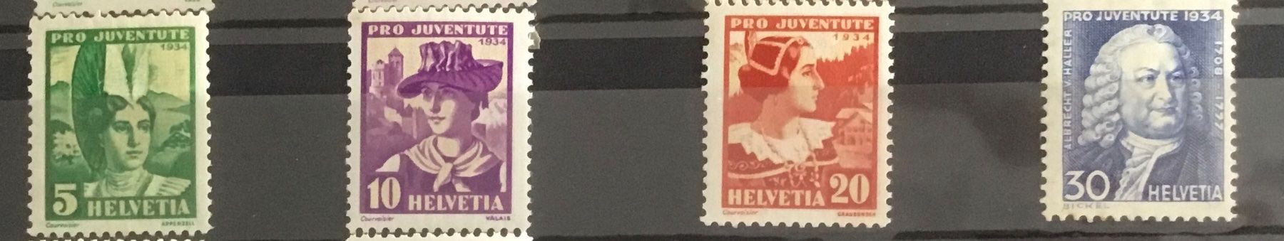 Tutti i francobolli: Schweiz Briefmarken Pro Juventute 1934 – Usato da Kerzers venduto da Georges3210