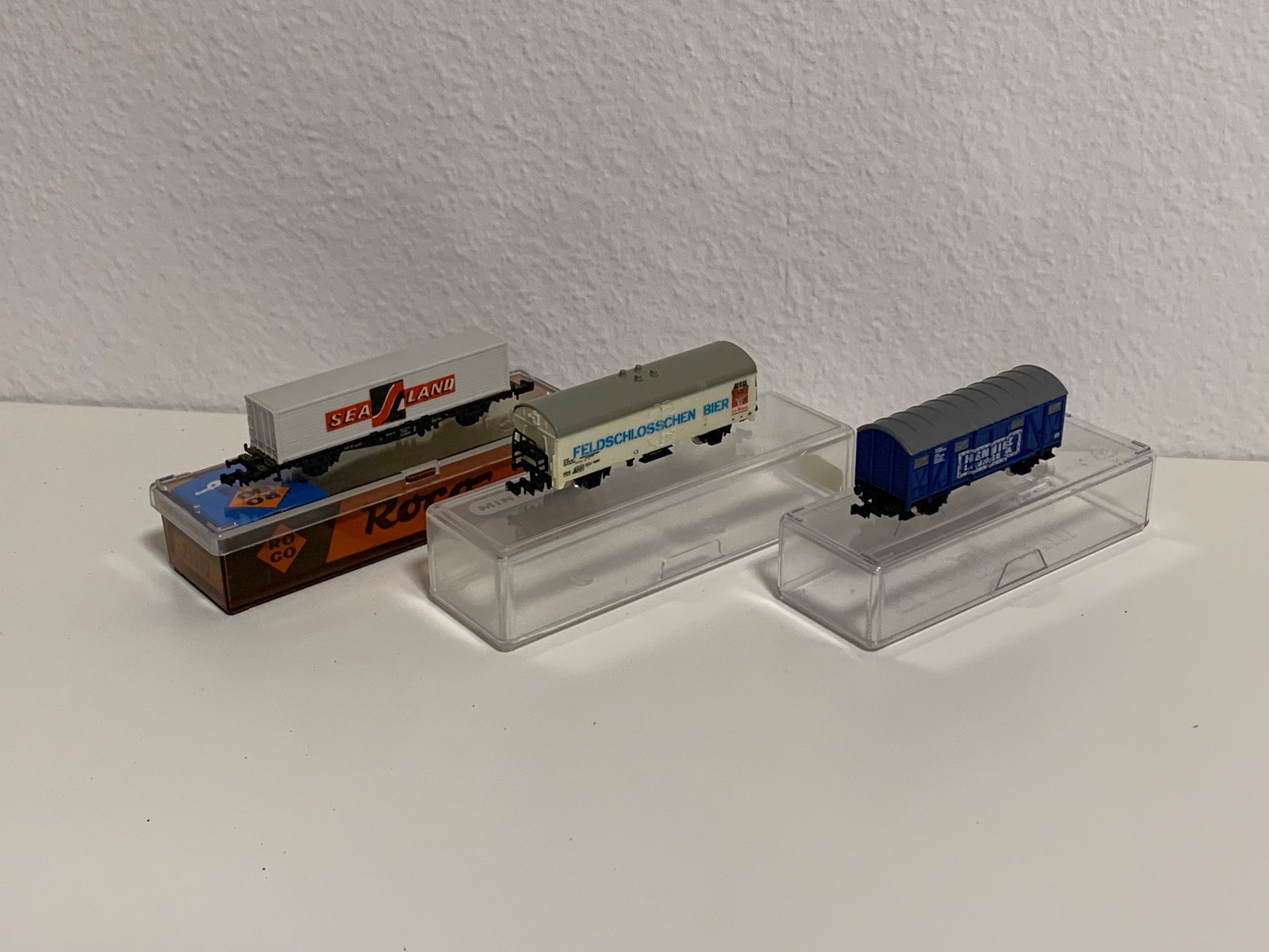 Modellini di ferrovie: Spur N Güterwagen Set 3-teilig – Usato da Neuenegg venduto da Mazdanier