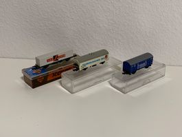 Spur N Güterwagen Set 3-teilig
