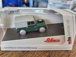 Land Rover Schienenfahrzeug 1:87 Schuco