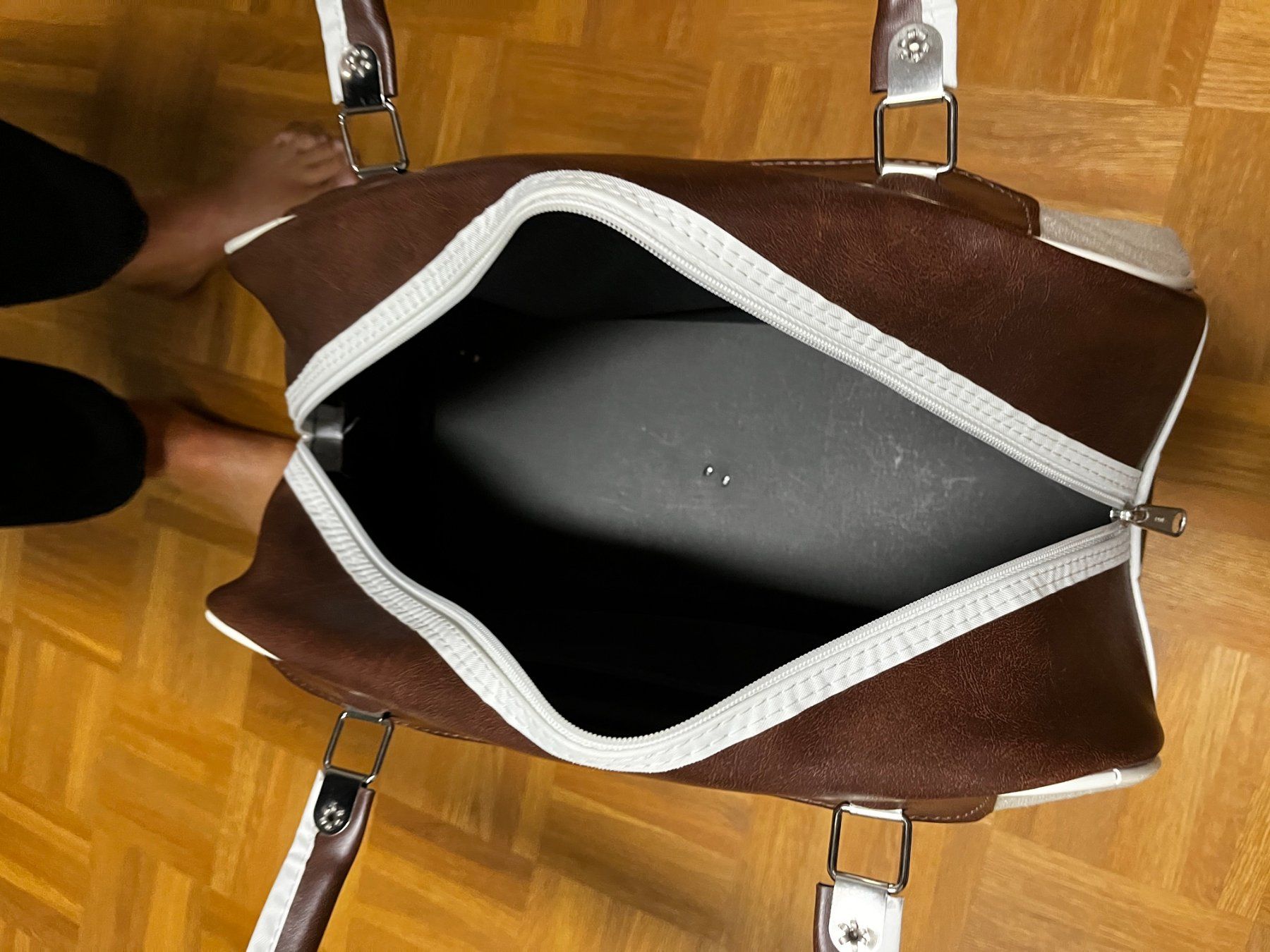 Sacs: Upcycling-Tasche im Bowling-Bag-Stil – D'occasion à Derendingen par emmenwasser 1