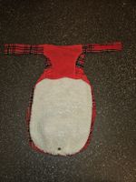 Hundemantel Fashion Dog rot kariert mit  abnehmbares Decke