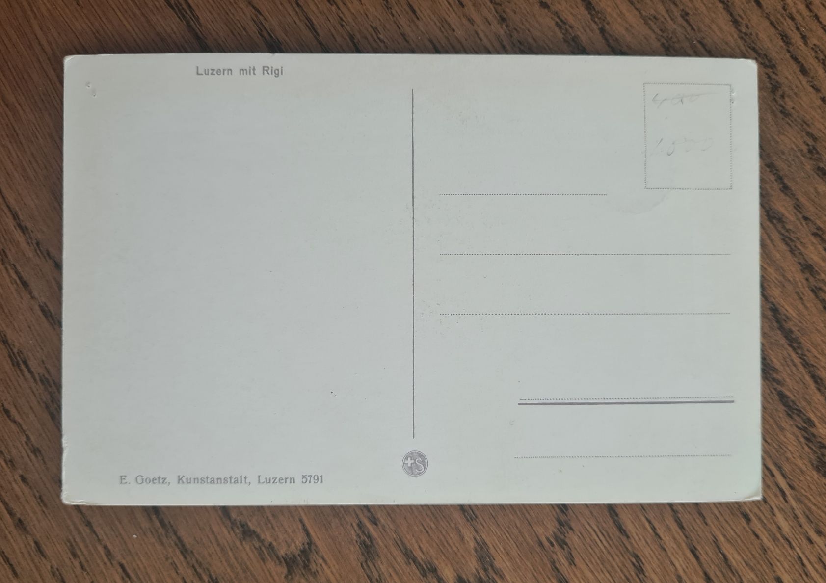 Cartoline postali: Luzern mit Rigi – Usato da Ebikon venduto da Donar50 1