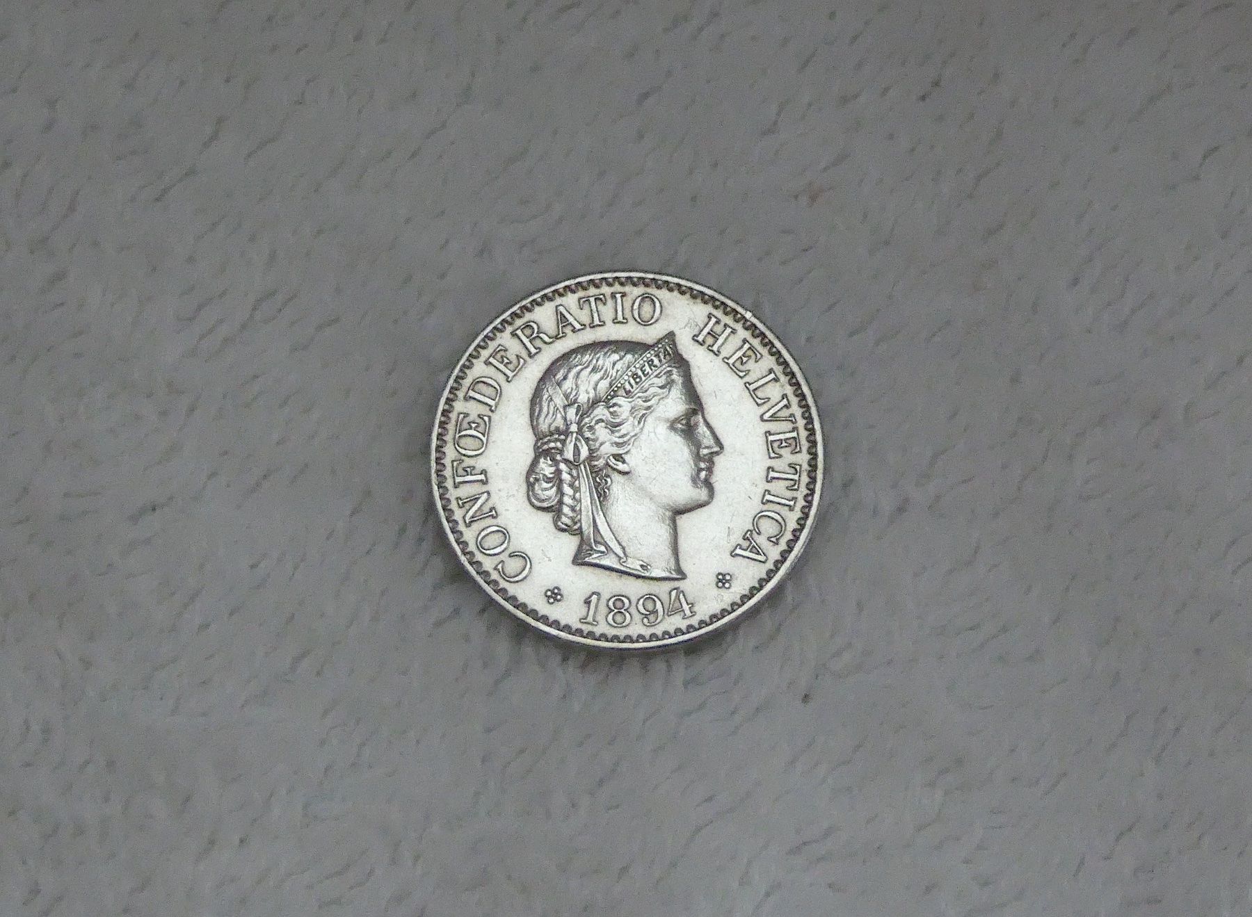 Tutti le monete: 10 centimes/rappen 1894 – Usato da Nyon venduto da Ilmi09