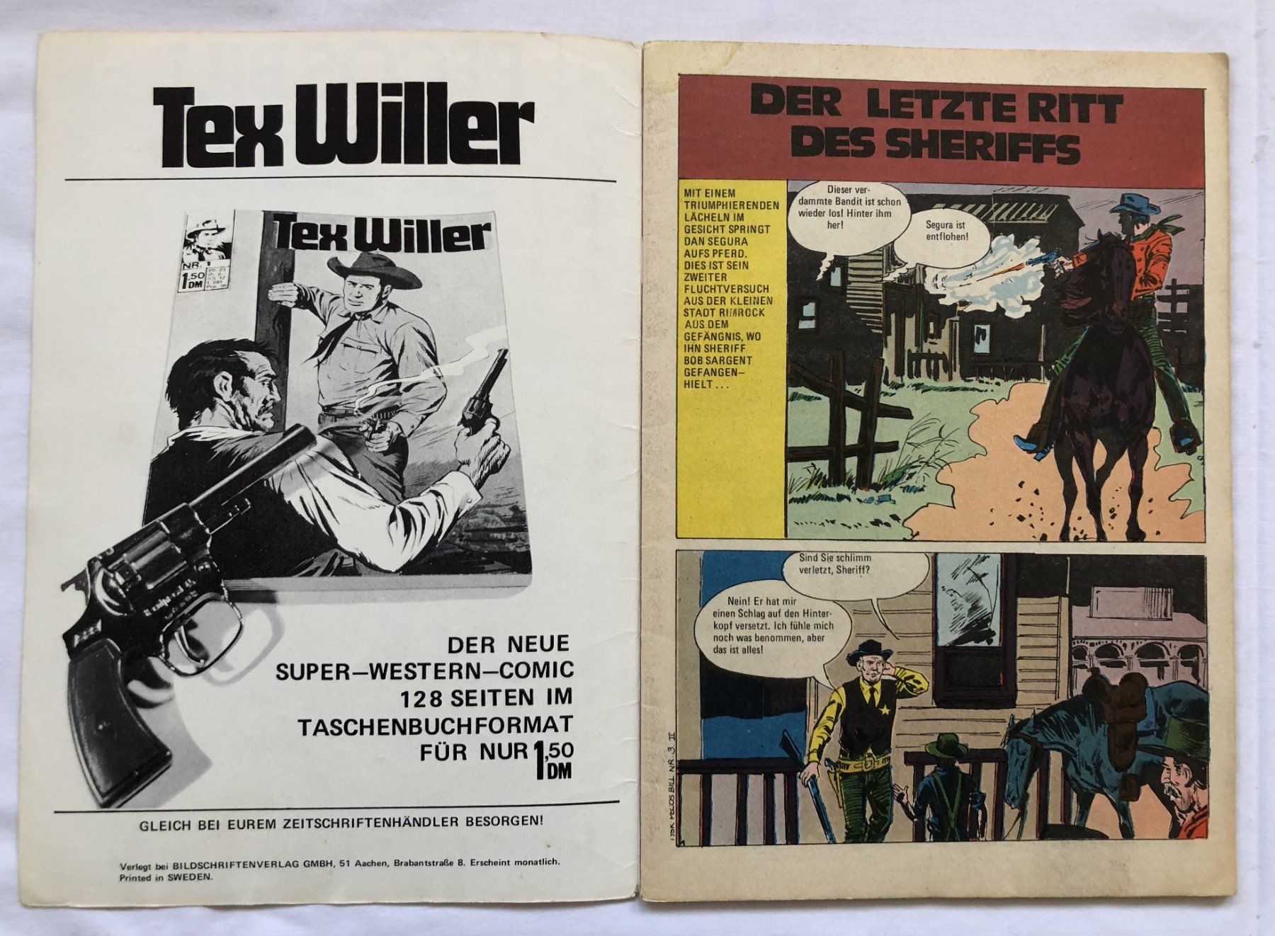 BD: Pecos Bill - Heft Nr.3 + Nr.8 - BSV – D'occasion à Schaffhausen par durruti 2