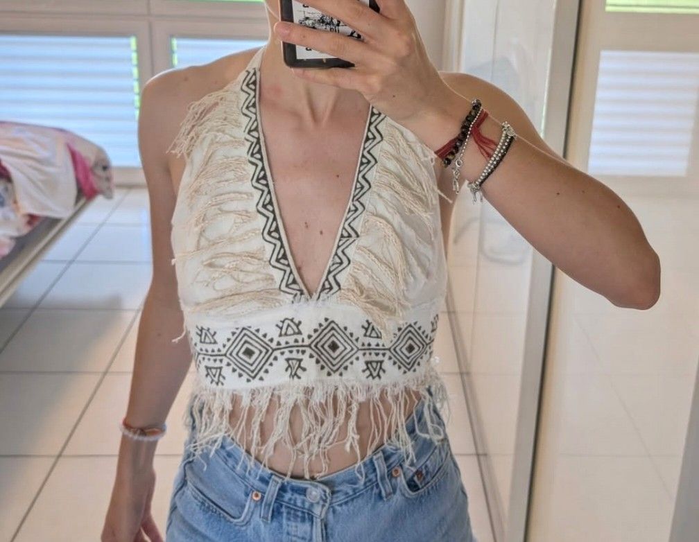 Tops: Top in cotone organico bianco – Neu (gemäss Beschreibung) aus S. Pietro von van_2826 2