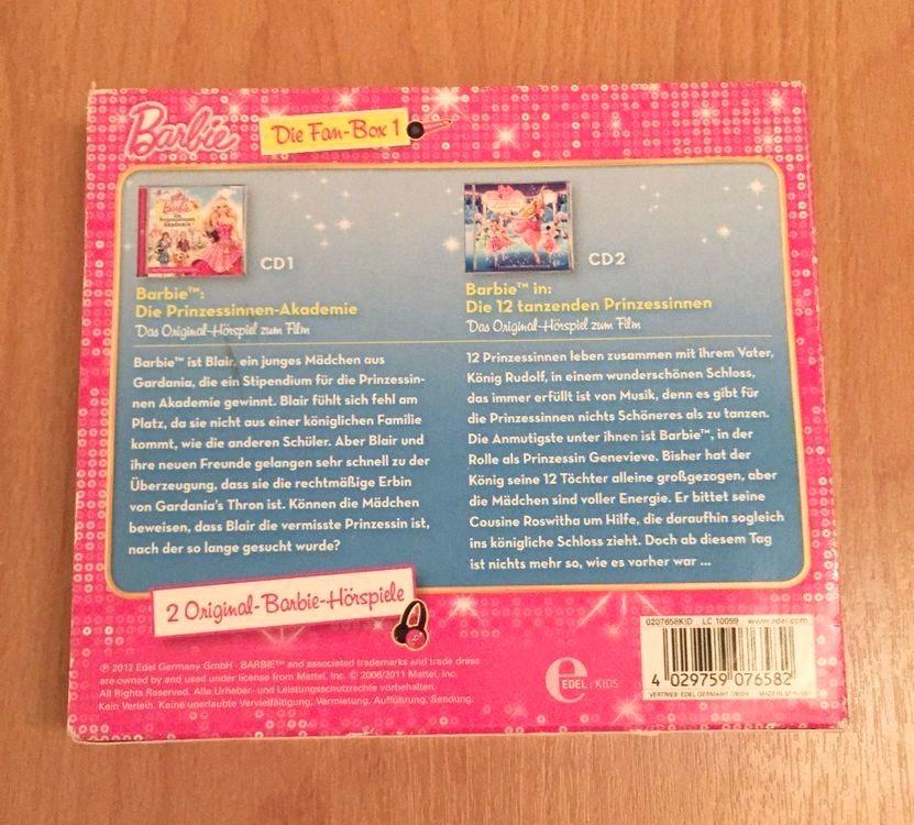 CD: Die Fan-Box 1 von Barbie, mit 2 CD´s – Nuovo e nell'imballaggio originale da Basel venduto da Seifehuesli 1