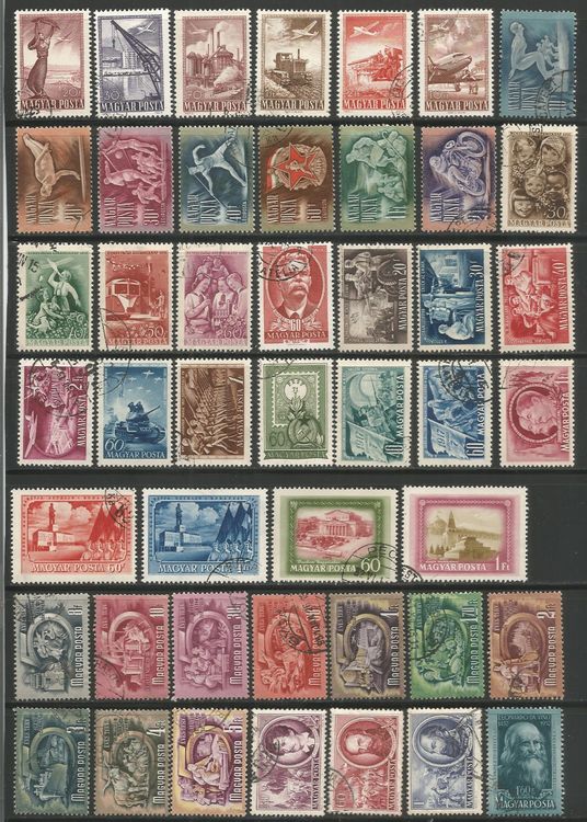 100 Timbres Divers De Hongrie - Pour Collectionneurs - Qualité Prophila Garantie