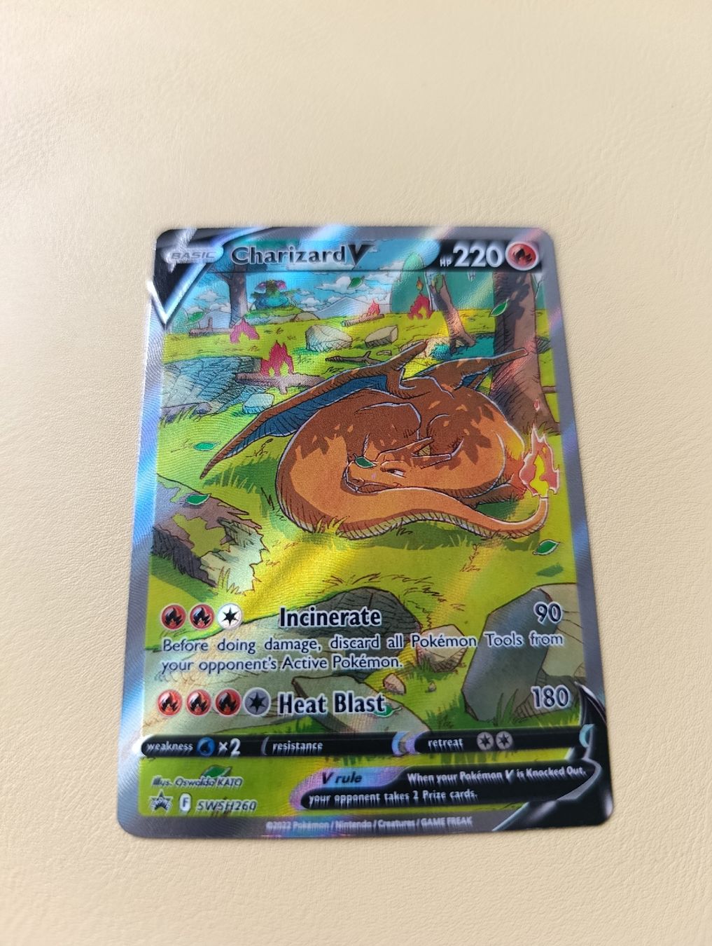Pokémon Carte collezionabili: Carte Pokémon Charizard V  SWSH260  – Usato da Yverdon-les-Bains venduto da cashkiller 1
