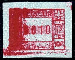 ATM 6II grosser Farbklecks ** postfrisch - schöne Abart
