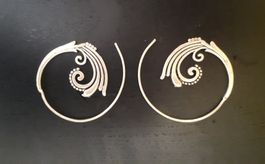 Spiralohrringe, Silber