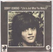 Single7  Donny Osmond  --  Life is just what you make it