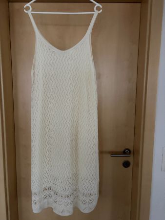Damen-Strickkleid weiss Gr.M