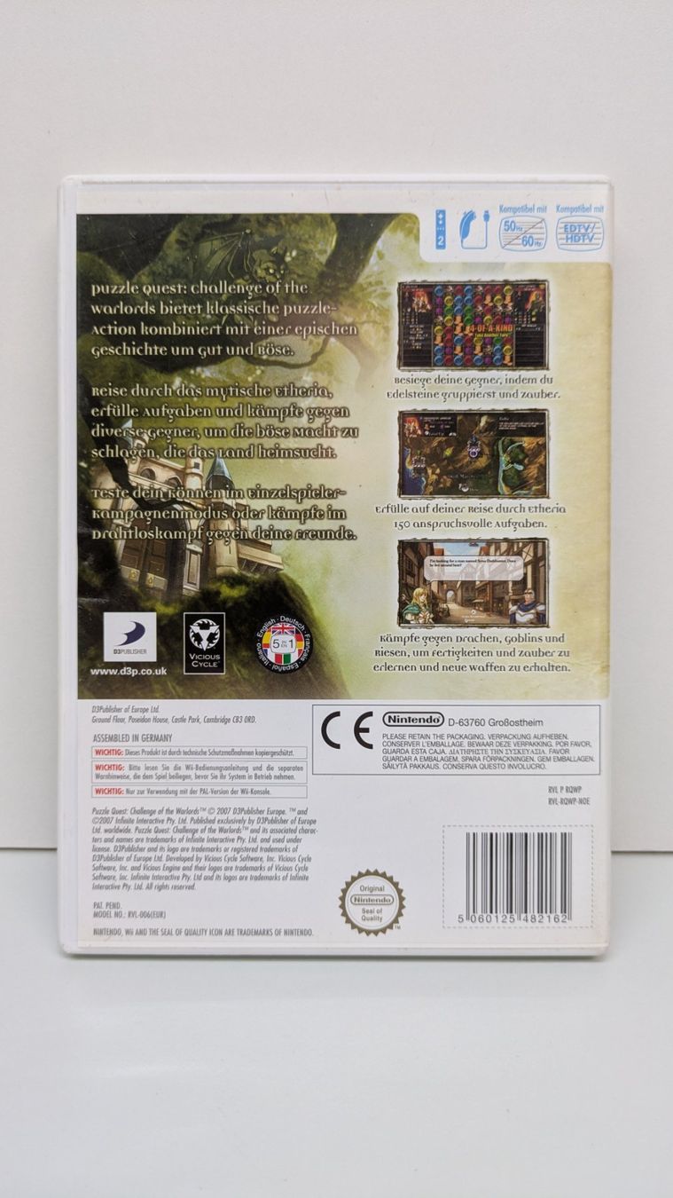 Spiele: Puzzle Quest - Nintendo Wii – Gebraucht aus Menziken von mame18 2