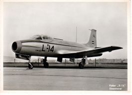 Flugzeug - Düsentrainer Fokker S -14