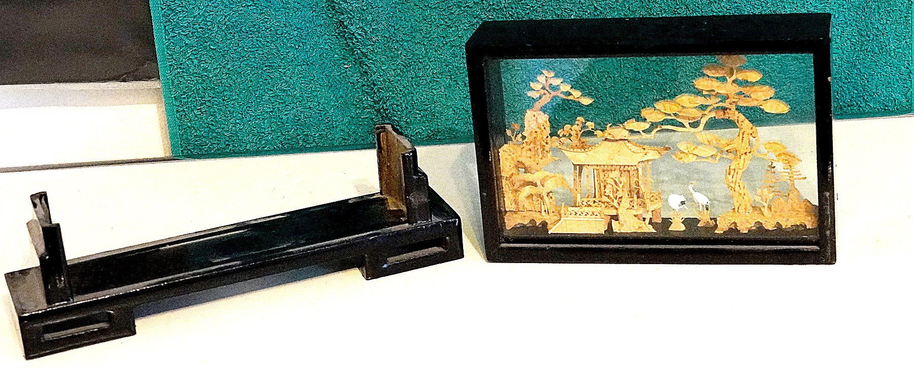 Tutte le decorazioni: Kork Schnitzerei Diorama China – Usato da Baar venduto da 2cvbaar 2