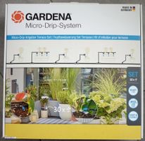 Gardena Micro-Drip Bewässerungs Set Terrasse neu 30 Pflanzen
