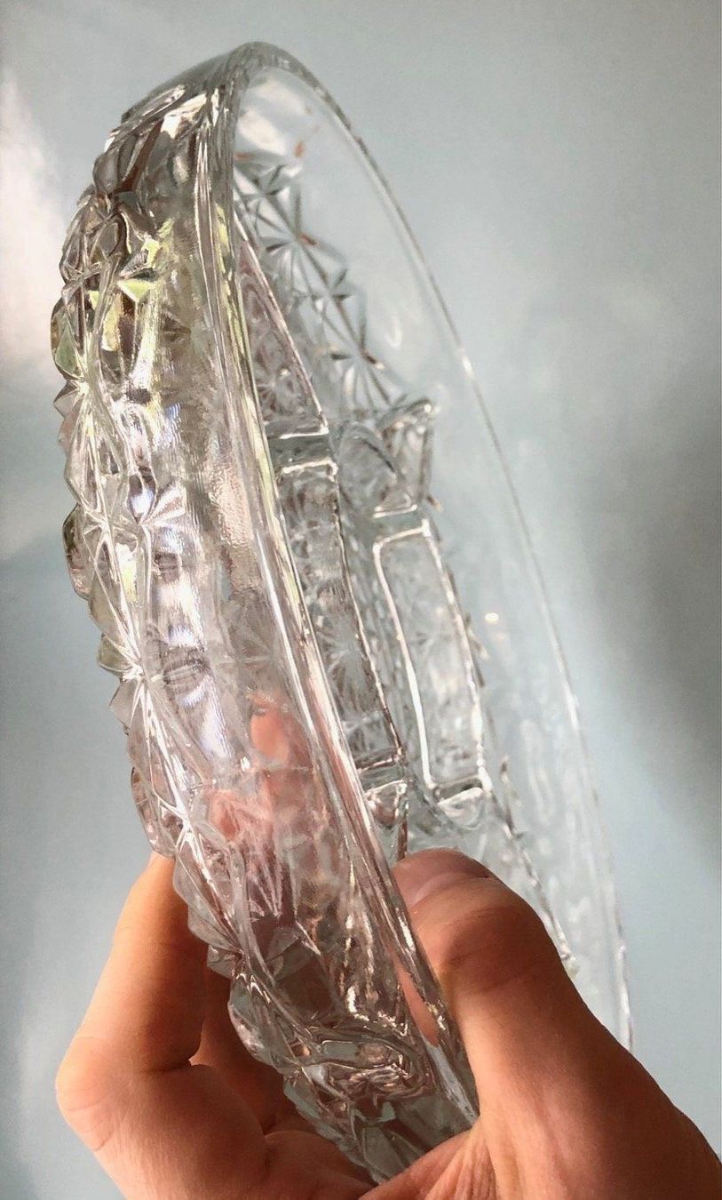 Schalen: Glas-Schale ROYAL mit 5 Fächern – Gebraucht aus Buchs SG von Handyman77 2