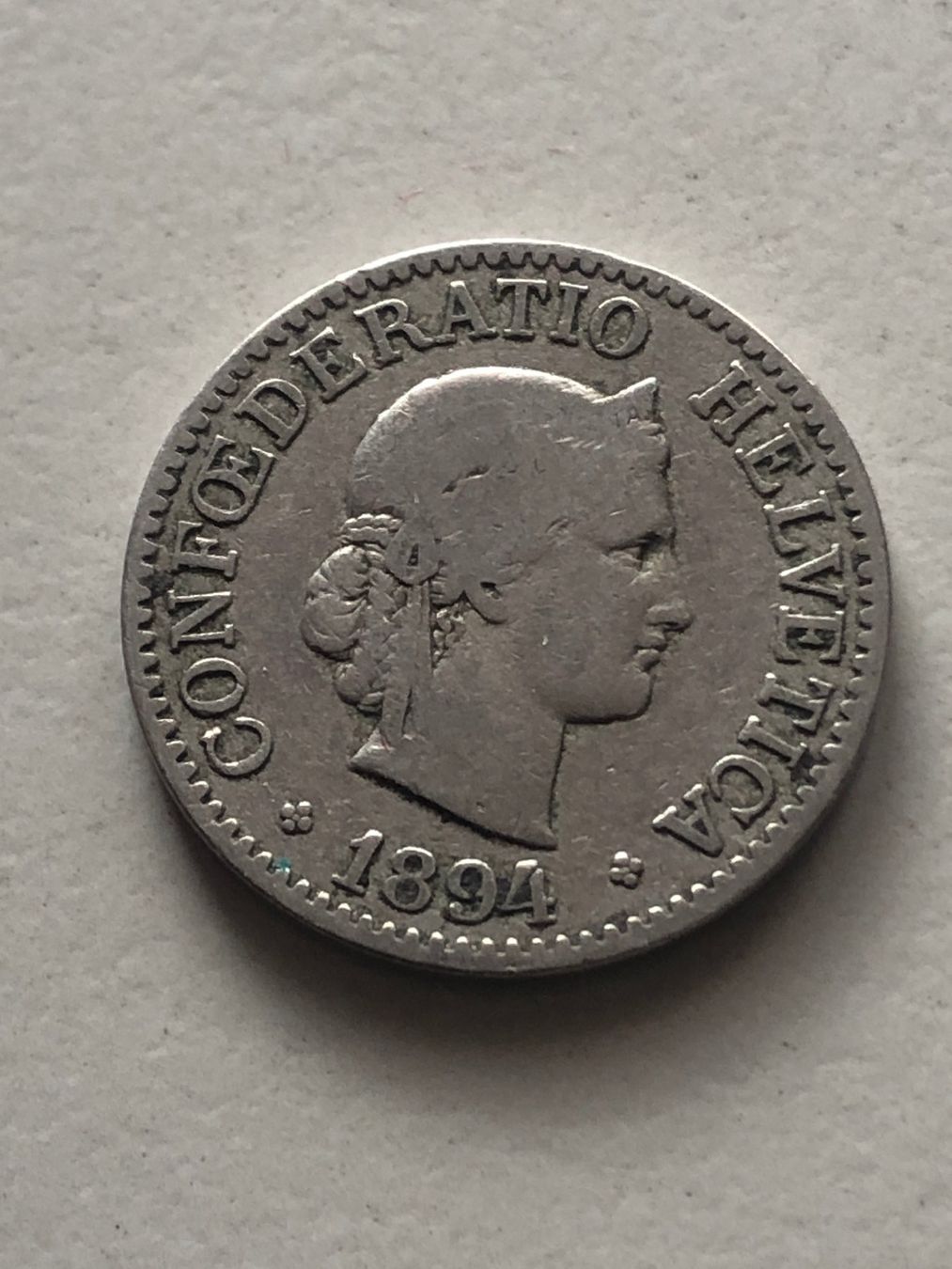 Tutti le monete: 10 Rp. 1894 – Usato da Schötz venduto da Odpa