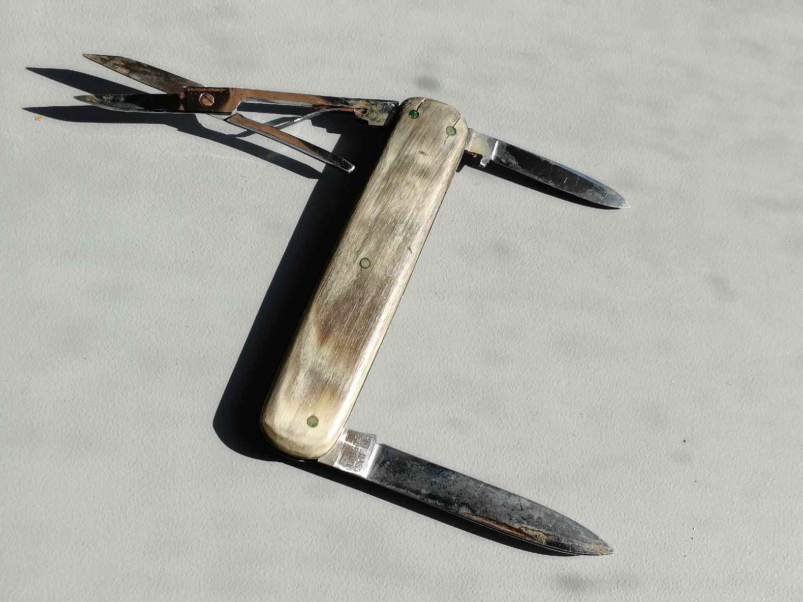Taschenmesser: Horn Sackmesser E. Kienast Zürich – Gebraucht aus Brugg AG von Ente015 2