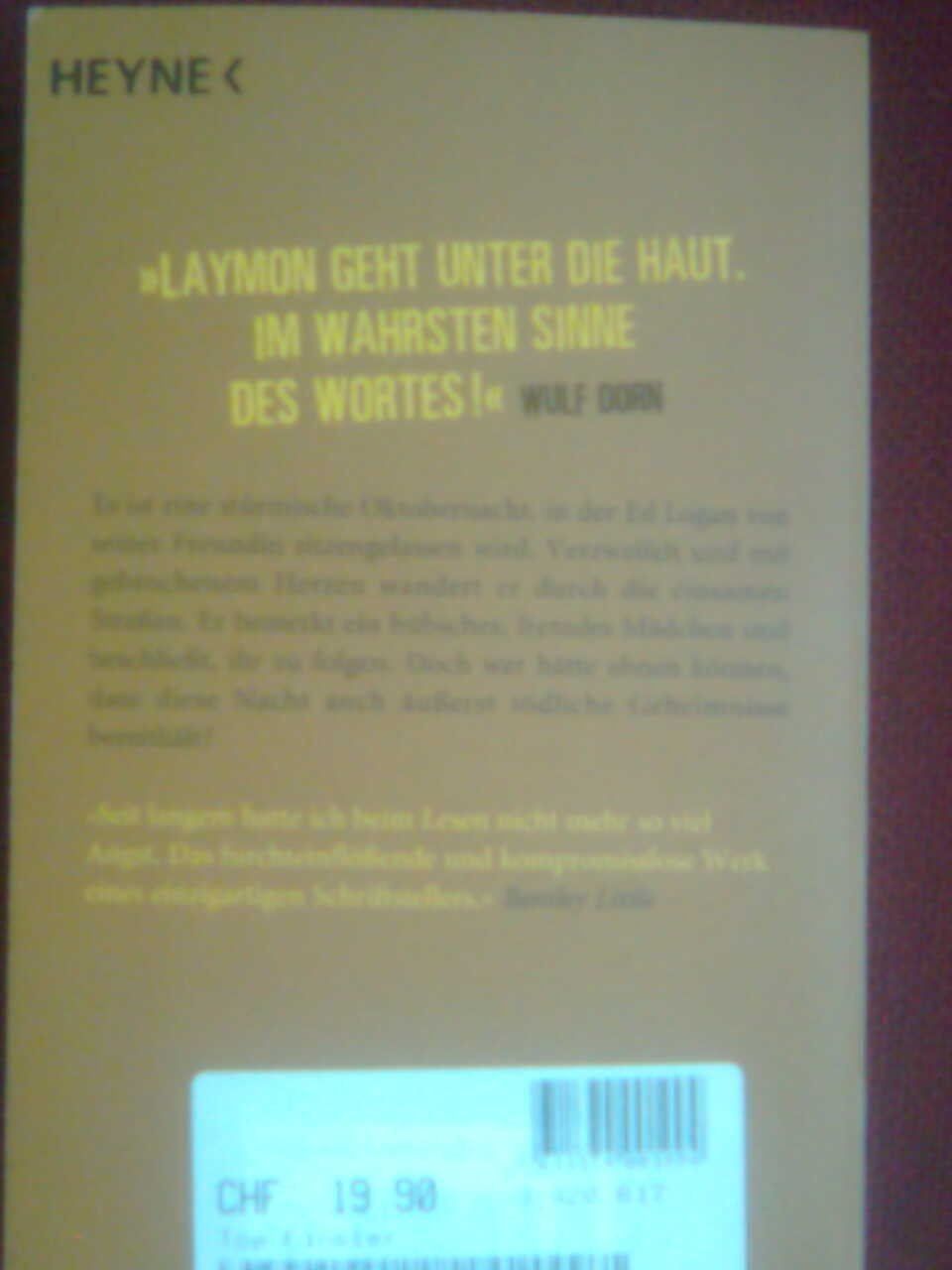 Livres: Richard Laymon Finster – D'occasion à Basel par Alacant 1