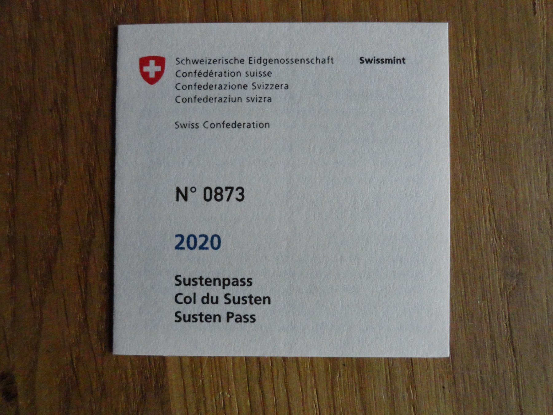 Tutti le monete: 20 Fr. Silber Sondermünze 2020 - "Sustenpass" – Nuovo e nell'imballaggio originale da Gerlafingen venduto da Shiva_74 5